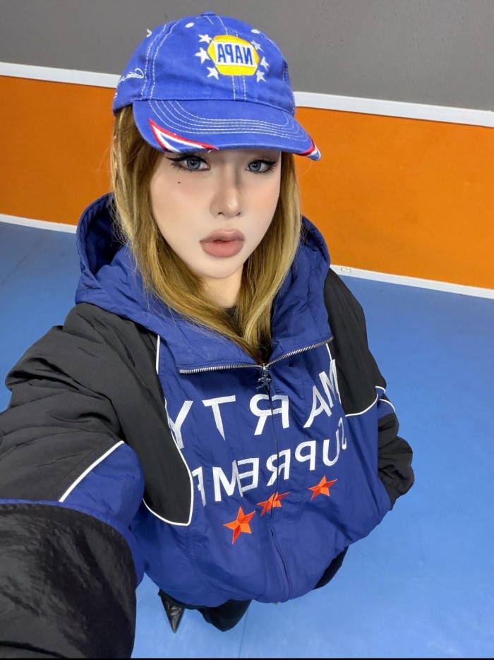 Nahmias Collaboration Chest Badge Letter Star Graphic Unisex Padded Jacket 4 colors 29477590