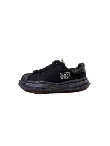 [50% Off]1:1 quality version Embroidered Canvas All Black Thick Bottom Board Shoes 27046981