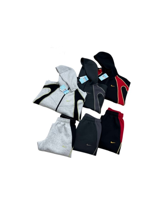 NOCTA Color Block Contrast Stitch Zip Hoodie & Pants Set 3 colors 29482114