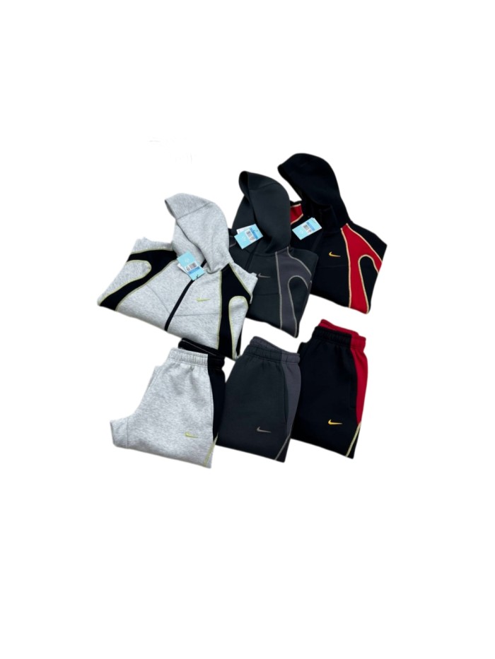 NOCTA Color Block Contrast Stitch Zip Hoodie & Pants Set 3 colors 29482114
