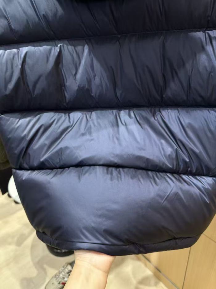 1:1 quality version Classic Plaid-Lined Hooded Quilted Casual Zip-Up Down Jacket 2 colors 29481390
