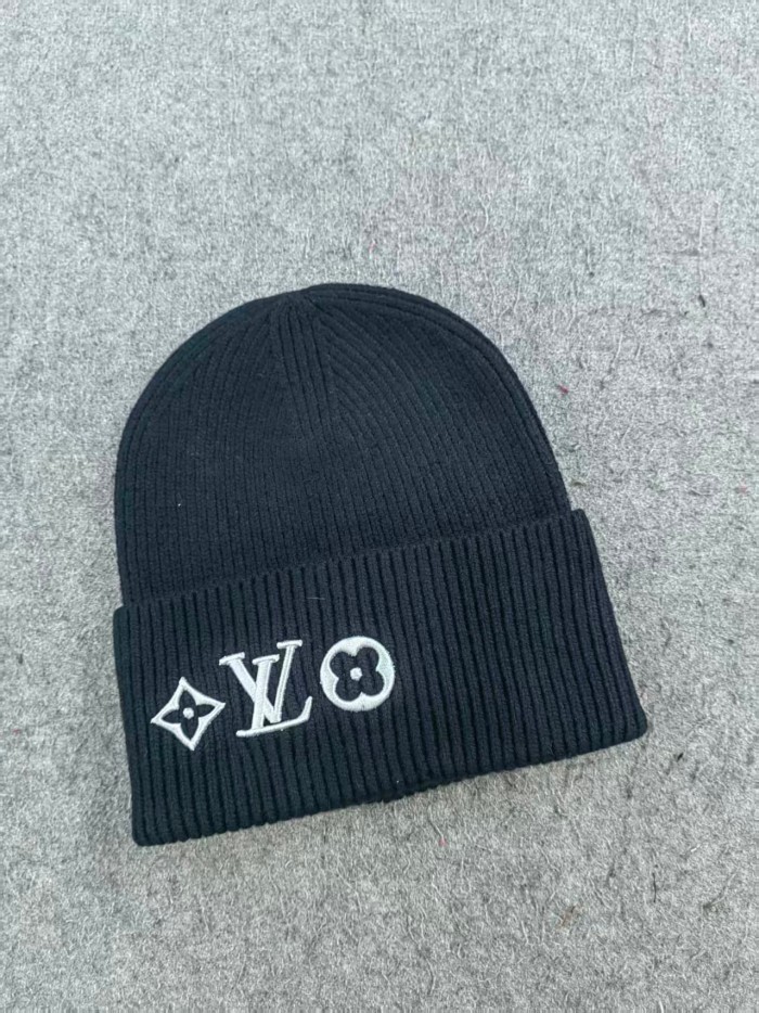 1:1 quality version Classic embroidered logo knit cold beanie 6 colors