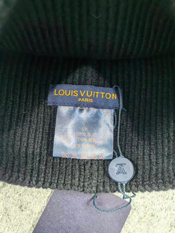 1:1 quality version Classic embroidered logo knit cold beanie 6 colors