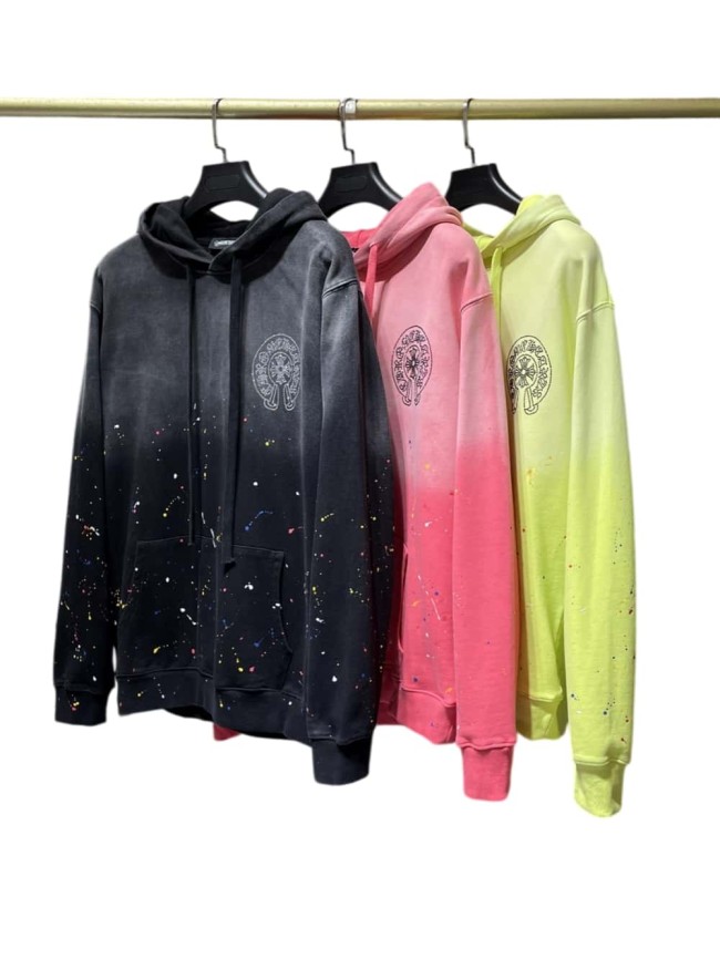 Splash Ink Gradient Rhinestone Horseshoe Hoodie 3 colors 27615590