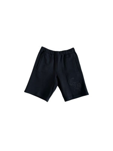 1:1 quality version Black Letter Zigzag-Embroidered Logo Unisex Shorts 29493424