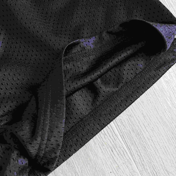 1:1 quality version Mesh Side Slit Gothic Letter Back Number 22 Patch Print Sports Shorts for girls 29495186