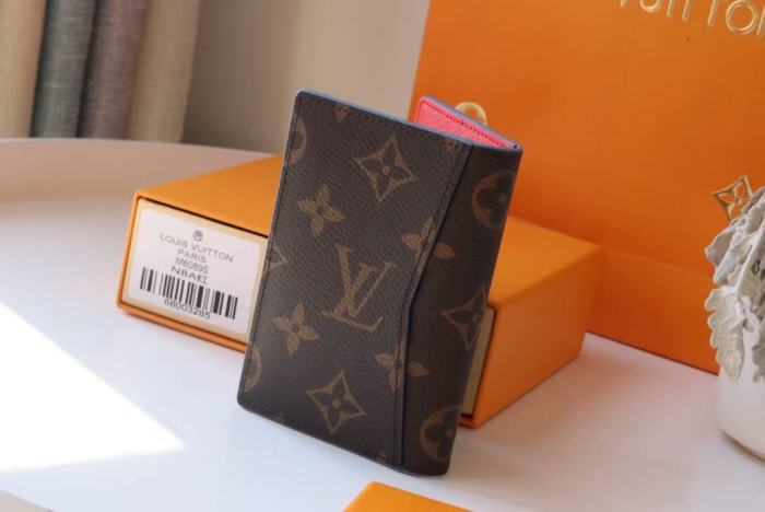 1:1 quality version Tropical Floral Surf Print Passport Holder Artist Pattern PU Leather ID Card Document Wallet 12 colors 29306297