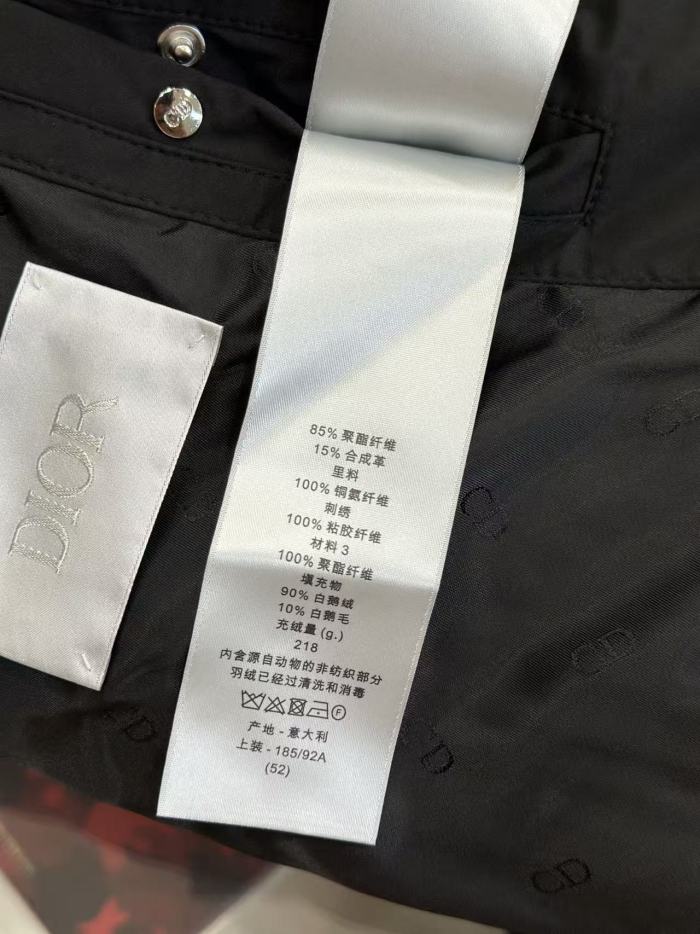 1:1 quality version CD Embroidered Logo Stand Collar Casual Down Vest 2 colors 29495372