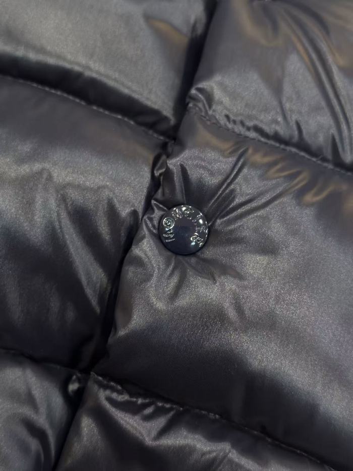 1:1 quality version Stand Collar Casual Badge Glossy Puffer Vest 5 colors 29495318