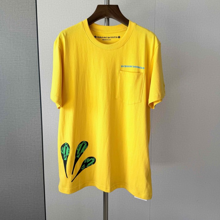 1:1 quality version Dagger Droplet Print Back Nervous Graffiti Letter Print Tee 29495067