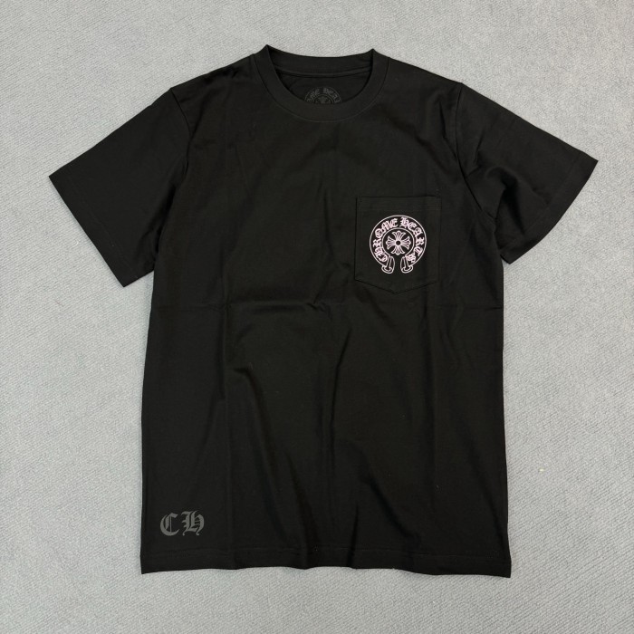 [50% Off]1:1 quality version Pink Horseshoe Letter Print Tee 27818053