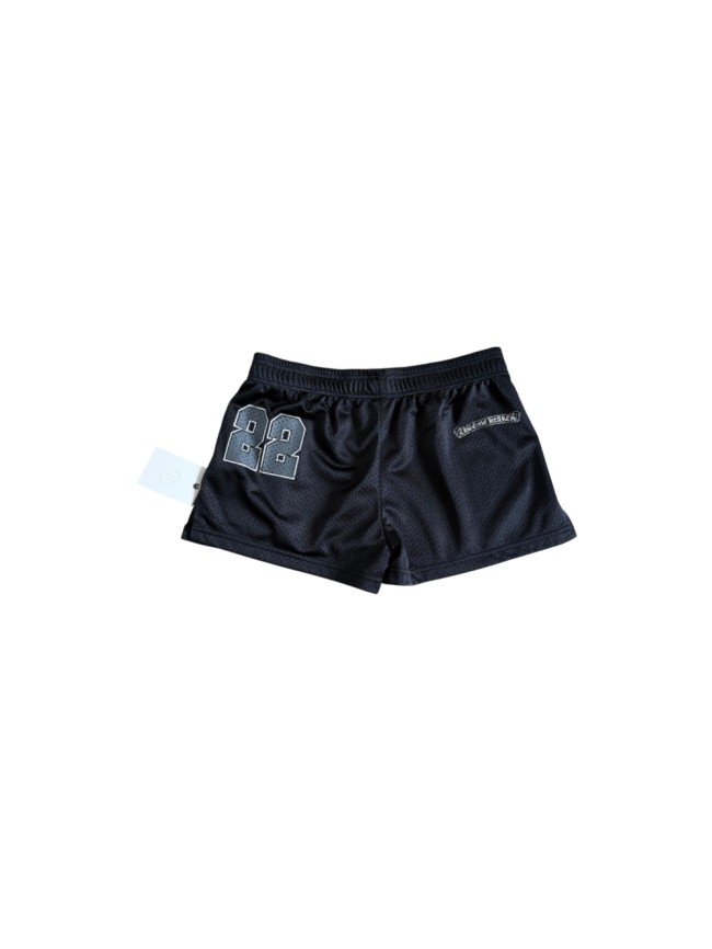 1:1 quality version Mesh Side Slit Gothic Letter Back Number 22 Patch Print Sports Shorts for girls 29495186