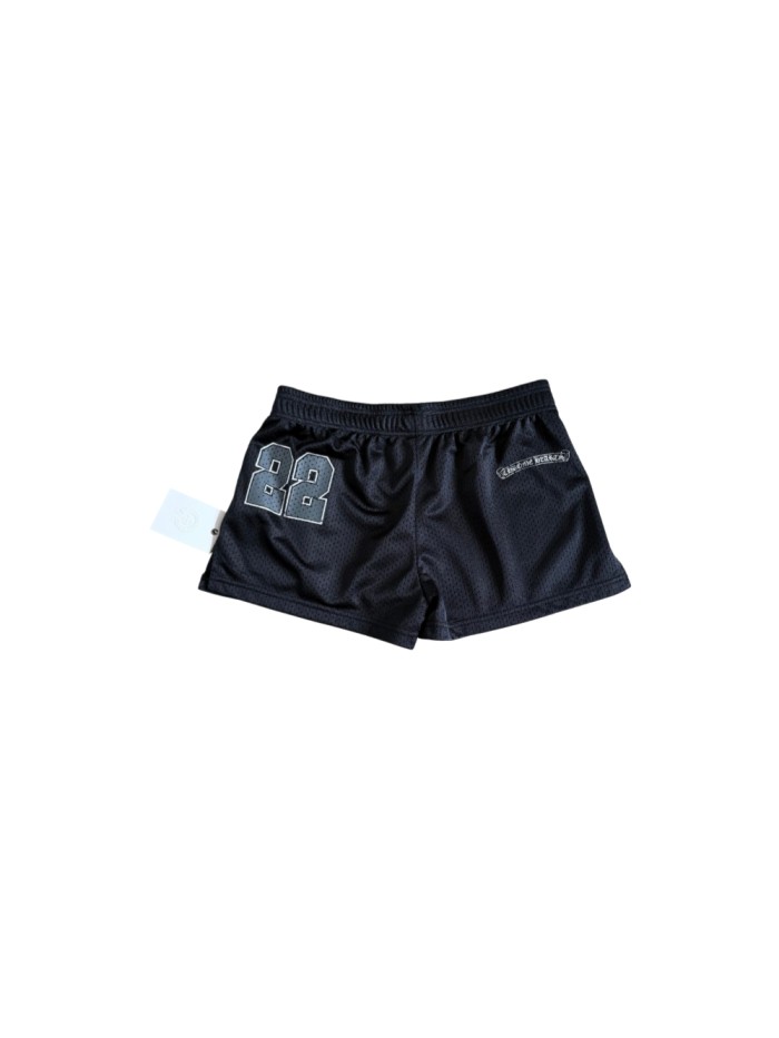 1:1 quality version Mesh Side Slit Gothic Letter Back Number 22 Patch Print Sports Shorts for girls 29495186