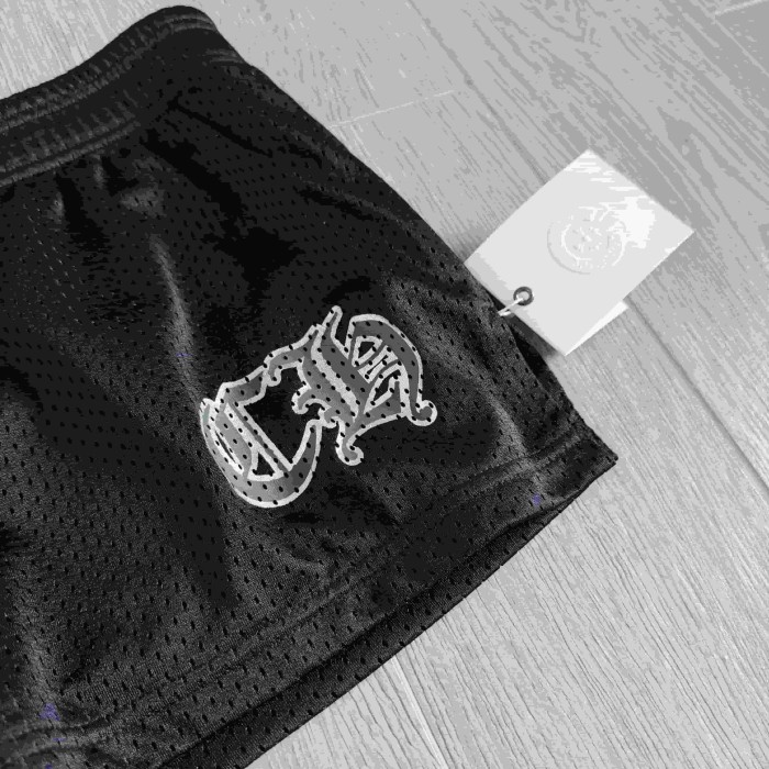 1:1 quality version Mesh Side Slit Gothic Letter Back Number 22 Patch Print Sports Shorts for girls 29495186