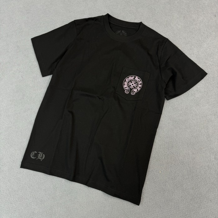 [50% Off]1:1 quality version Pink Horseshoe Letter Print Tee 27818053