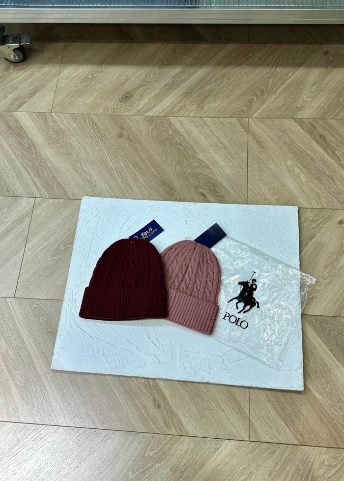 Classic Small Logo Embroidery Cable Knit Beanie 8 colors 29498188