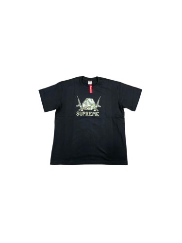 Money House & Guns Print T-Shirt Tee 2 colors 29047921