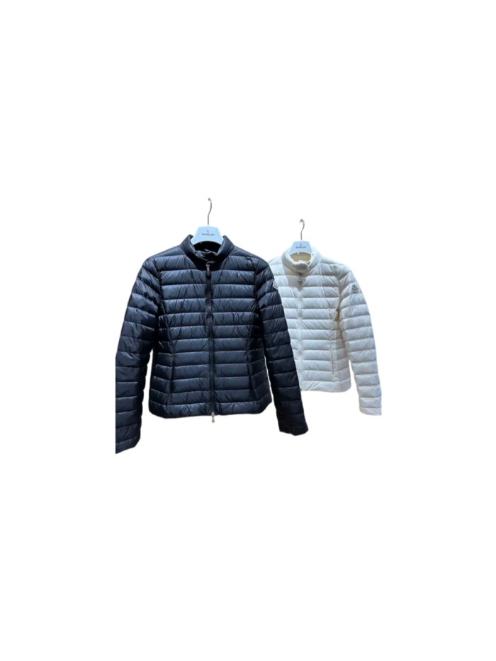 1:1 quality version Stand Collar Badge Logo Zipper Channel Quilted Slim Fit Down Jacket 2 colors 29498026