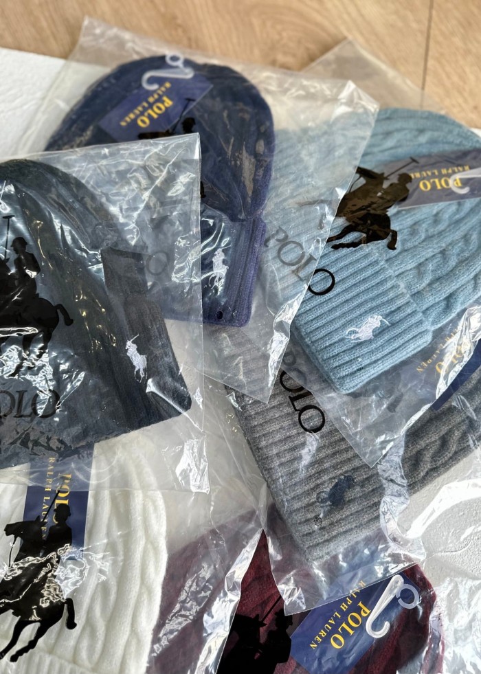 Classic Small Logo Embroidery Cable Knit Beanie 8 colors 29498188