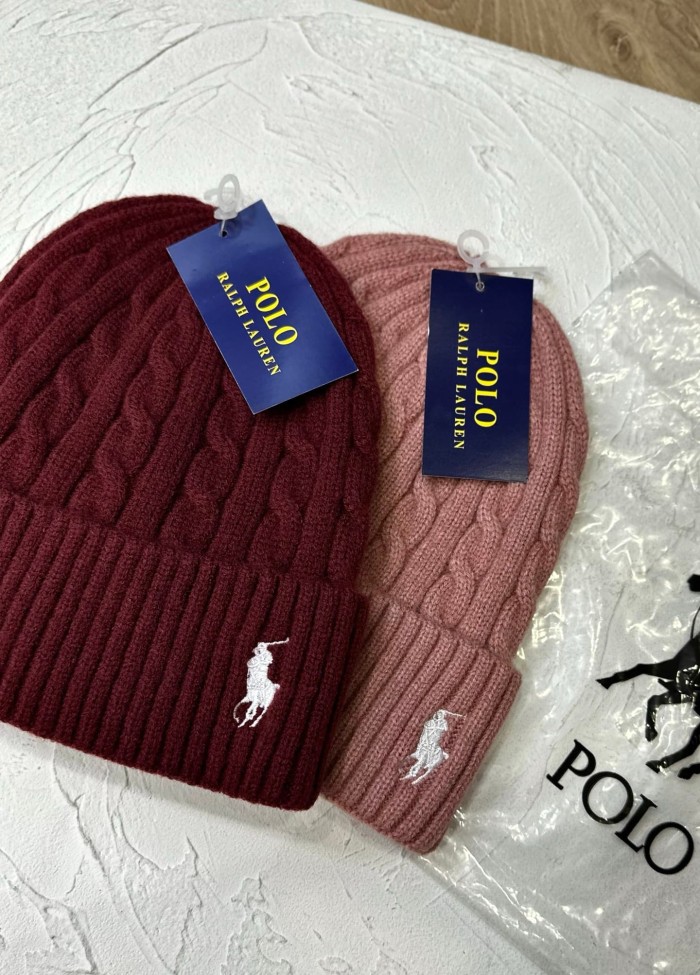Classic Small Logo Embroidery Cable Knit Beanie 8 colors 29498188