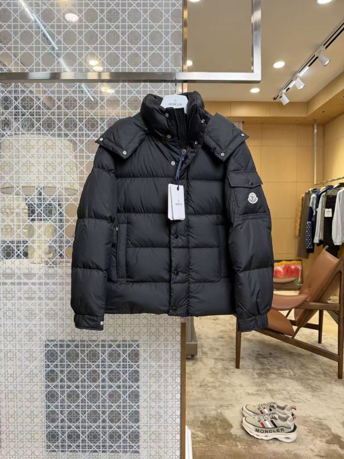 1:1 quality version Hooded Arm Badge Logo Snap Placket Loose For Woman Down Jacket 4 colors 29497994