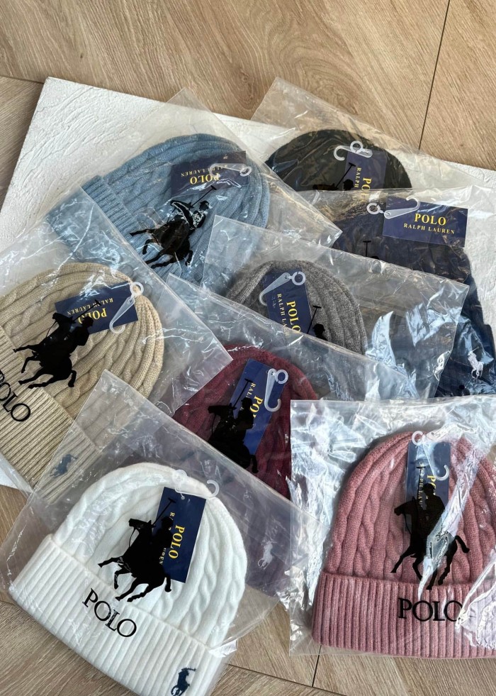Classic Small Logo Embroidery Cable Knit Beanie 8 colors 29498188