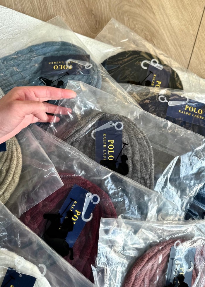 Classic Small Logo Embroidery Cable Knit Beanie 8 colors 29498188