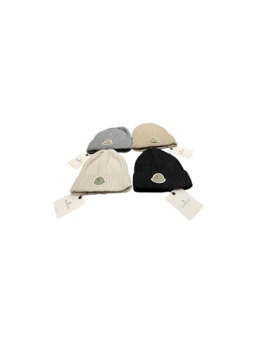 1:1 quality version Badge Patch Ribbed Cuffed Unisex Knit Beanie 4 colors 29498992