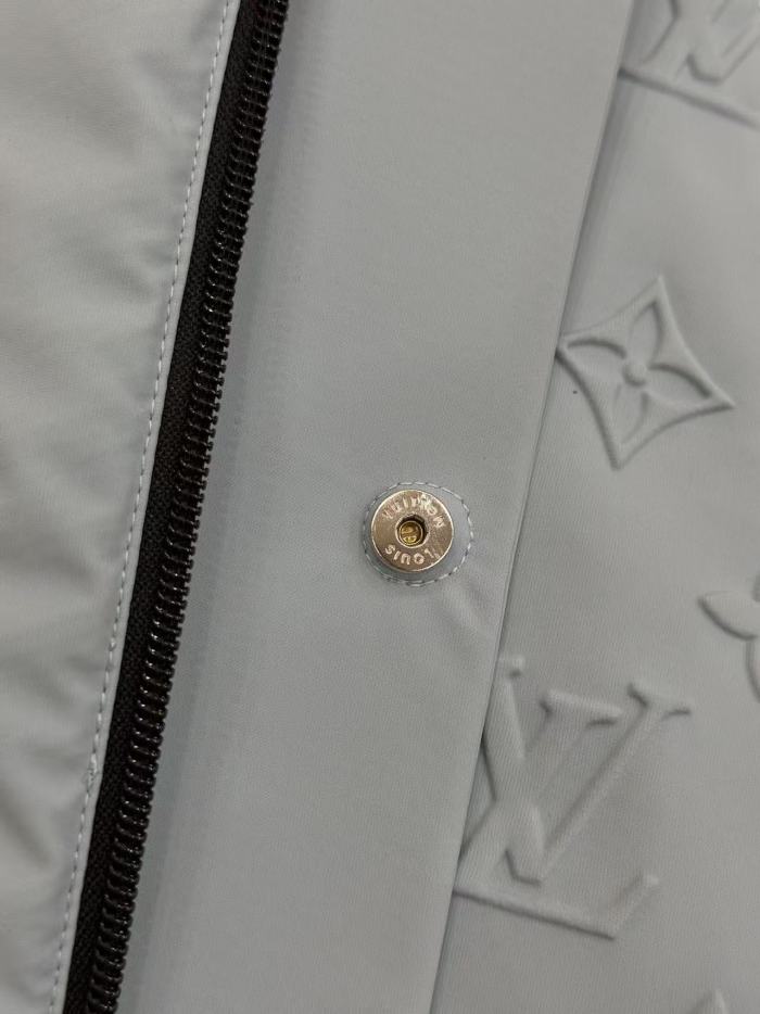1:1 quality version Embossed Monogram Hooded Drawstring Wind Down Puffer Jacket 2 colors 29504118