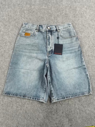 1:1 quality version Embroidered Logo Denim Shorts 28881842