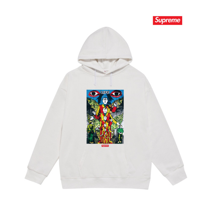 Life Art Print Eyes Figure Decreasing Graphic Oversized Hoodie 3 colors 29510958