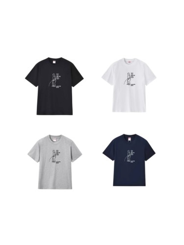 Doodle Stick Figure Urinating Text Print Unisex BasicTee 5 colors 29511017