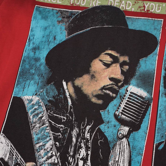 Jimi Hendrix Portrait Rhinestone Letter Tour City Long Sleeve T-shirt 2 colors 29524951