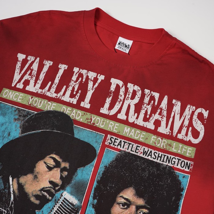 Jimi Hendrix Portrait Rhinestone Letter Tour City Long Sleeve T-shirt 2 colors 29524951