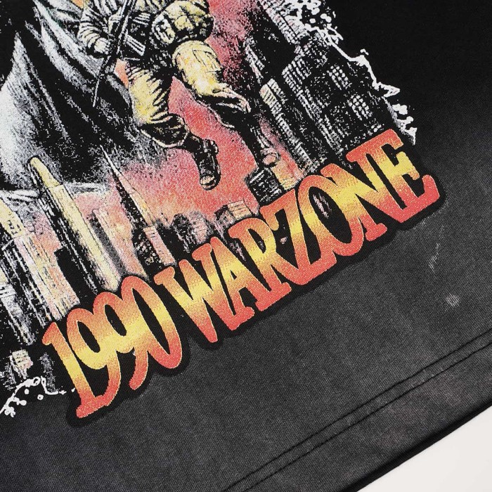 Wash Statue Liberty Paratrooper 1990 Warzone Long Sleeve T-shirt 2 colors 29524983