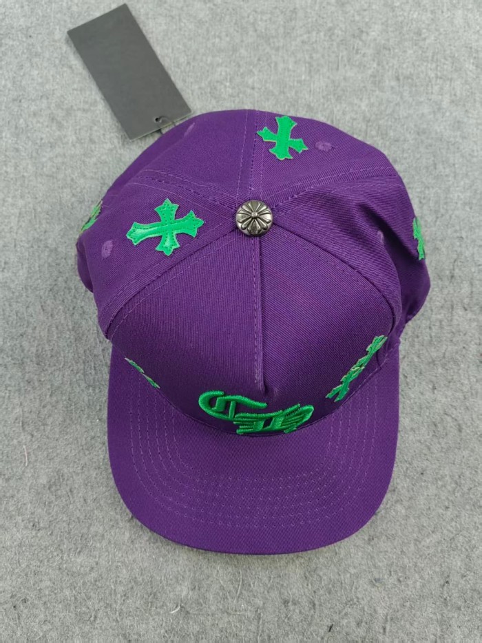 Embroidered Sanskrit letters and leather cross Flat brim cap  2 colors