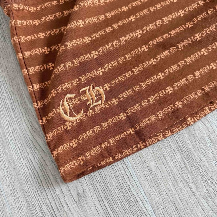 1:1 quality version Brown All Over CH Letter Cross Jacquard Stripe Sleeveless Tank Top for girls 29527345