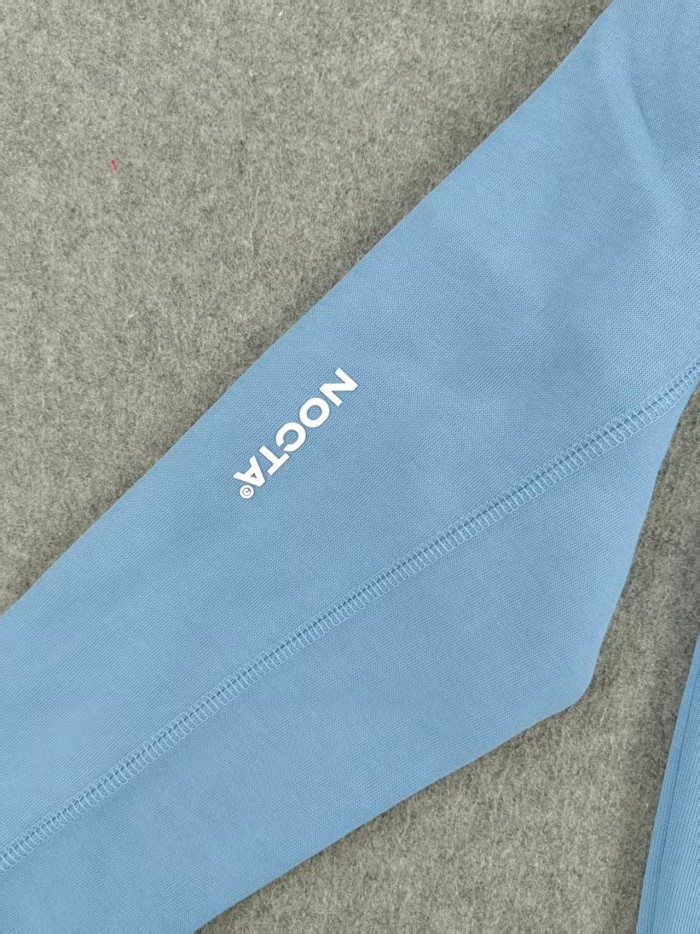NOCTA Tech Fleece Solid Color Bonded Zip Pocket Hooded Sports Hoodie & Pants Set 2 colors 29482390