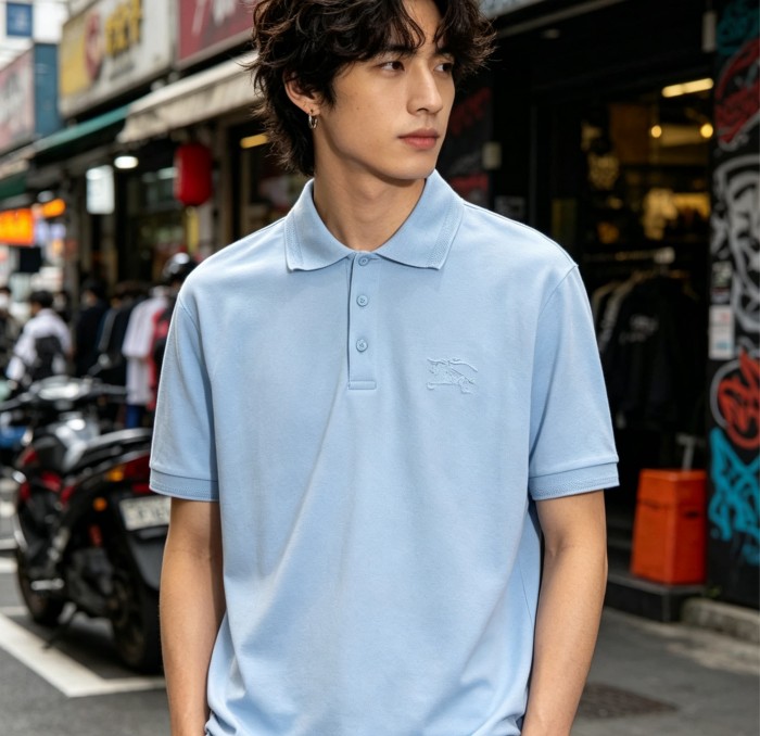 1:1 quality version Solid Color Embroidered Equestrian Knight Logo Polo Shirt 2 colors 29105602