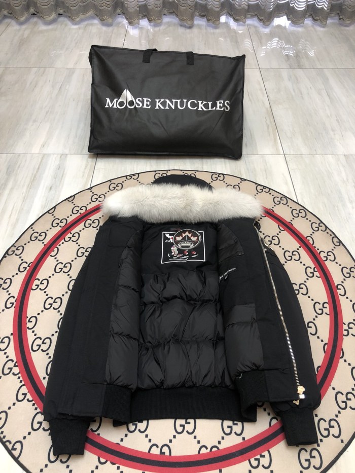 1:1 quality version Silver Scissors Fur Collar Short Down Jacket 4 colors without Storage Bag 28594990