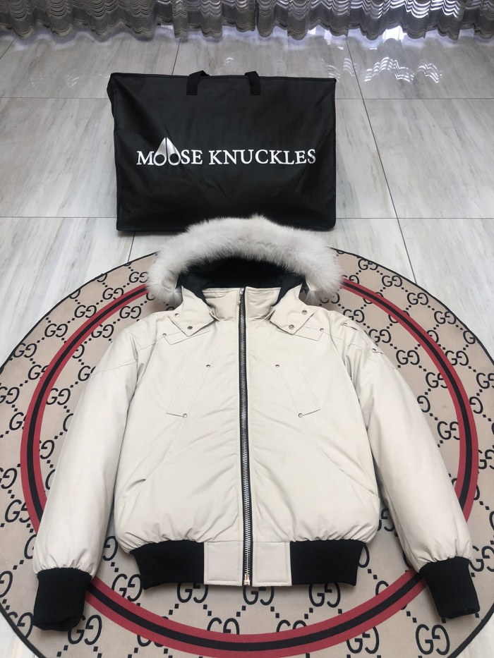 1:1 quality version Silver Scissors Fur Collar Short Down Jacket 4 colors without Storage Bag 28594990
