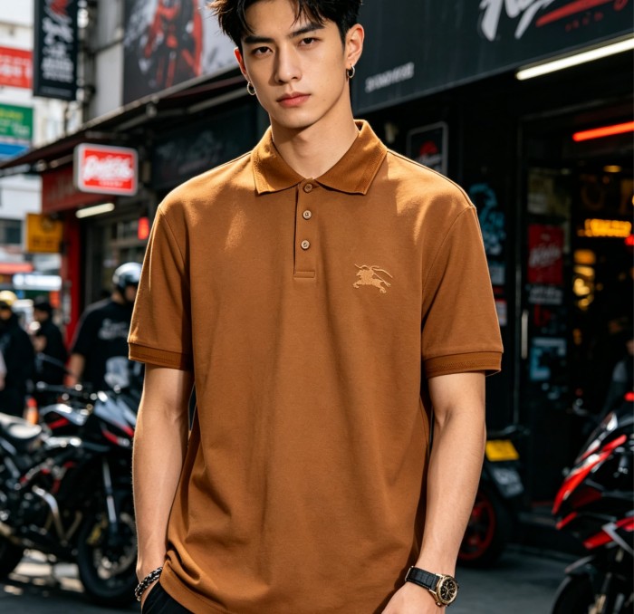 1:1 quality version Solid Color Embroidered Equestrian Knight Logo Polo Shirt 2 colors 29105602