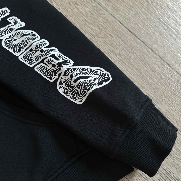 1:1 quality version Deadly Doll X Dancer Gradient Gothic Full Sleeve Tattoo Zip Drawstring Hoodie 29530810
