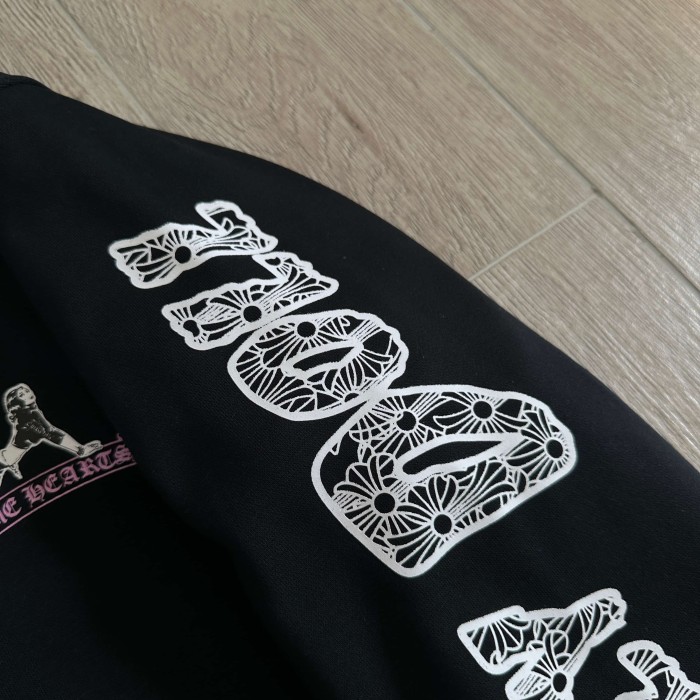 1:1 quality version Deadly Doll X Dancer Gradient Gothic Full Sleeve Tattoo Zip Drawstring Hoodie 29530810