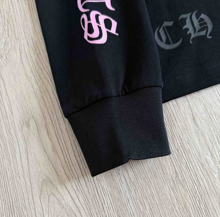 1:1 quality version Deadly Doll X Back Pink Flower Upside-Down Dancer Long Sleeve Tee 29530827