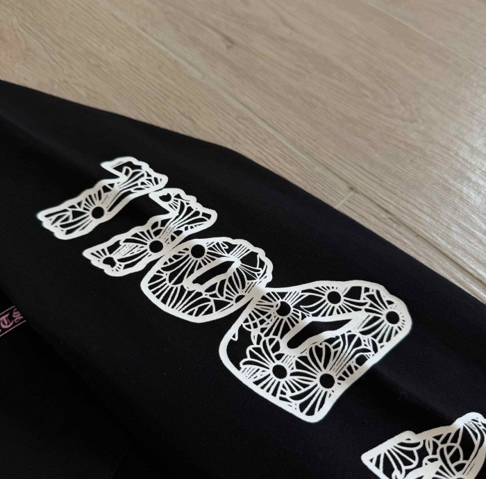 1:1 quality version Deadly Doll X Back Pink Flower Upside-Down Dancer Long Sleeve Tee 29530827
