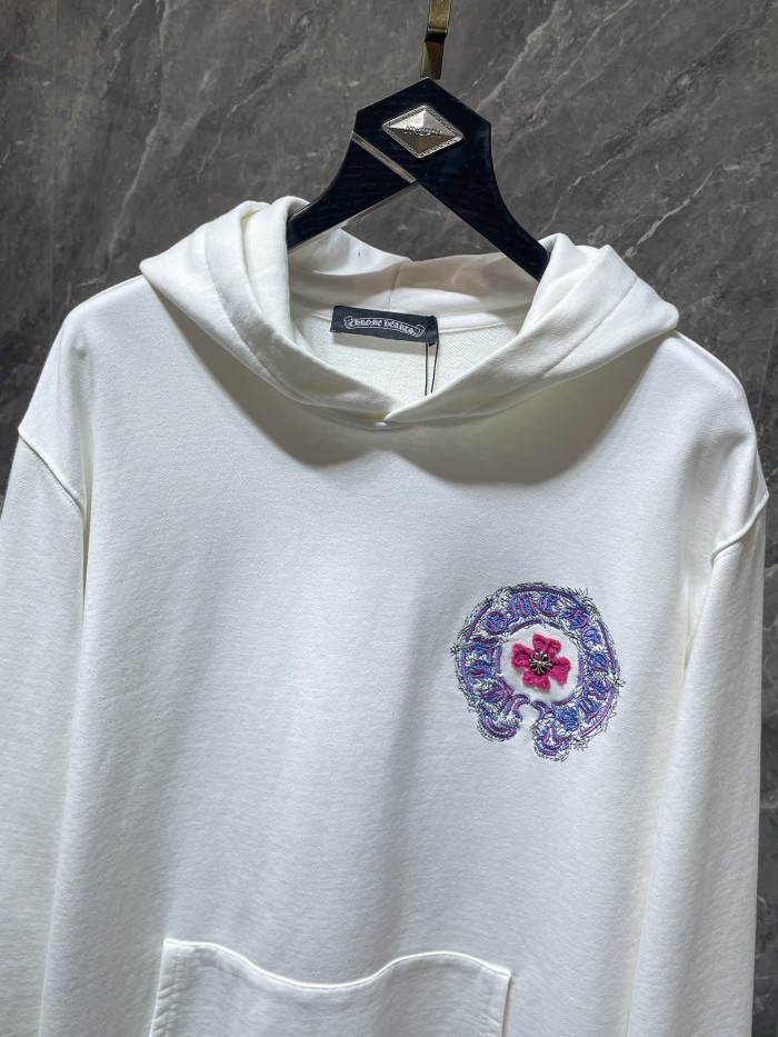 Horseshoe Sanskrit Cross Handmade Patch Embroidery Hoodie 2 colors 29533471