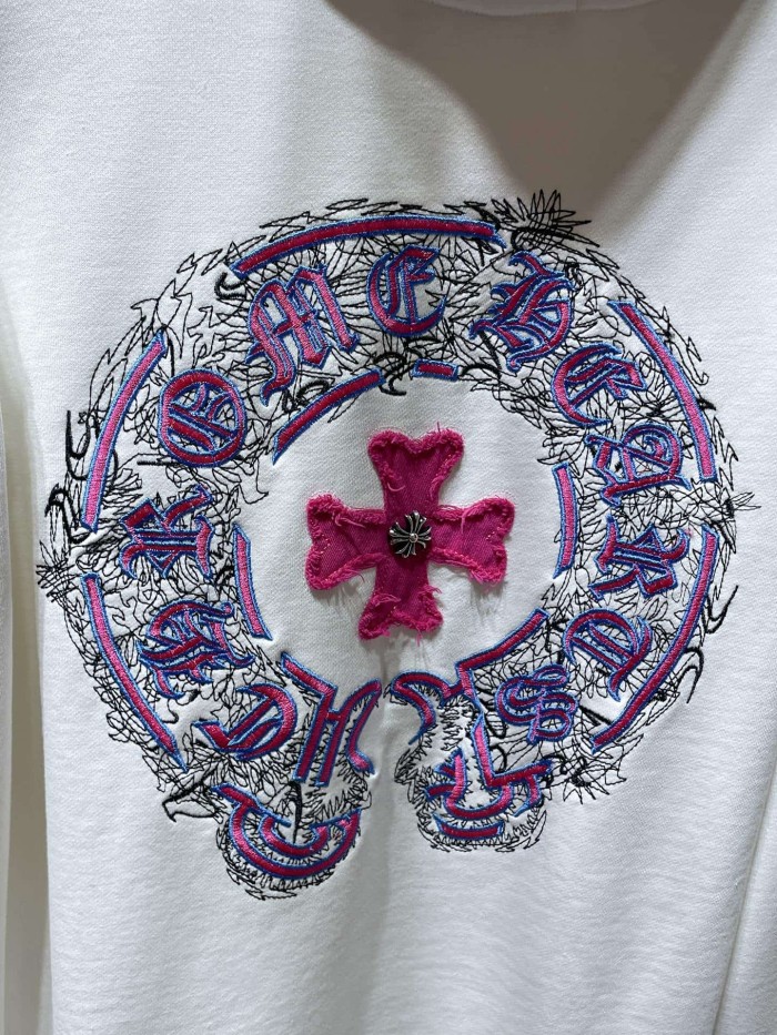 Horseshoe Sanskrit Cross Handmade Patch Embroidery Hoodie 2 colors 29533471