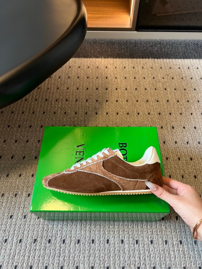 1:1 quality version Color Block Sheepskin Retro German Trainer Low Top Casual Sneakers 5 colors 29532906
