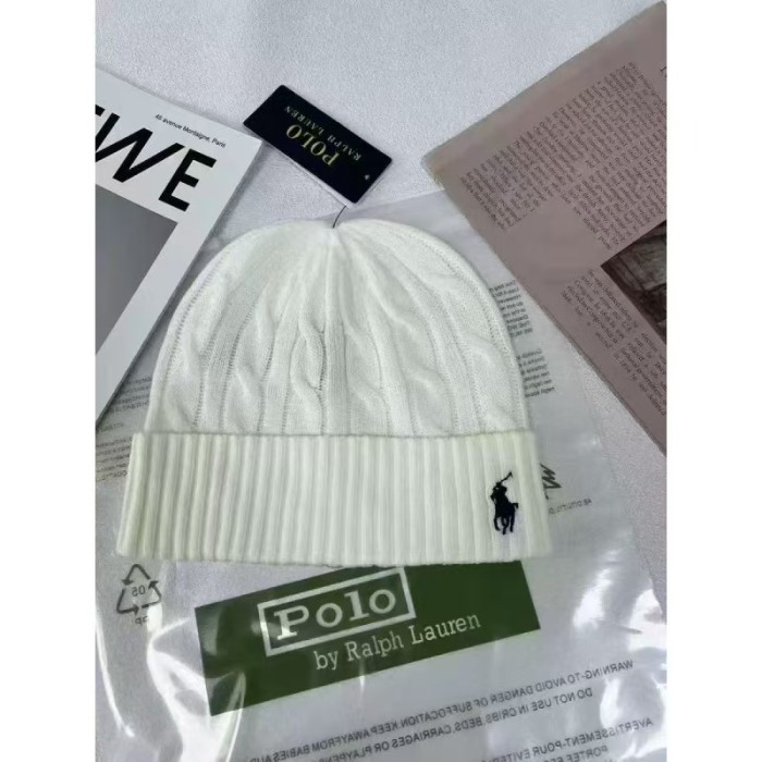 Cable Knit Pony Embroidered Cuffed Beanie 11 colors 29532926